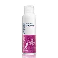 Avon bain de pieds Vanille et Cassis